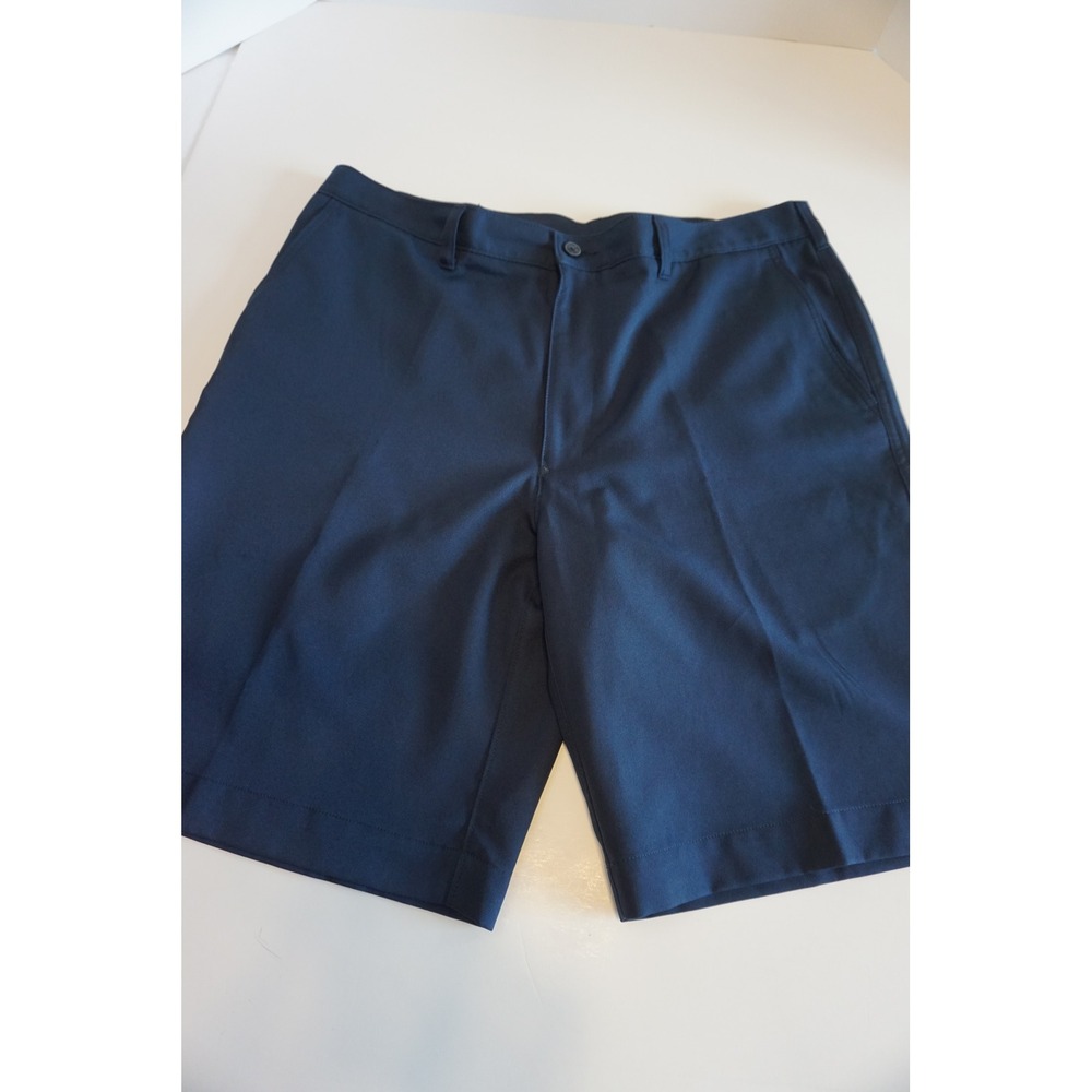 PGA Tour Mens Golf Shorts Navy Blue‎ Flat Front Performance Size 36 SU21594